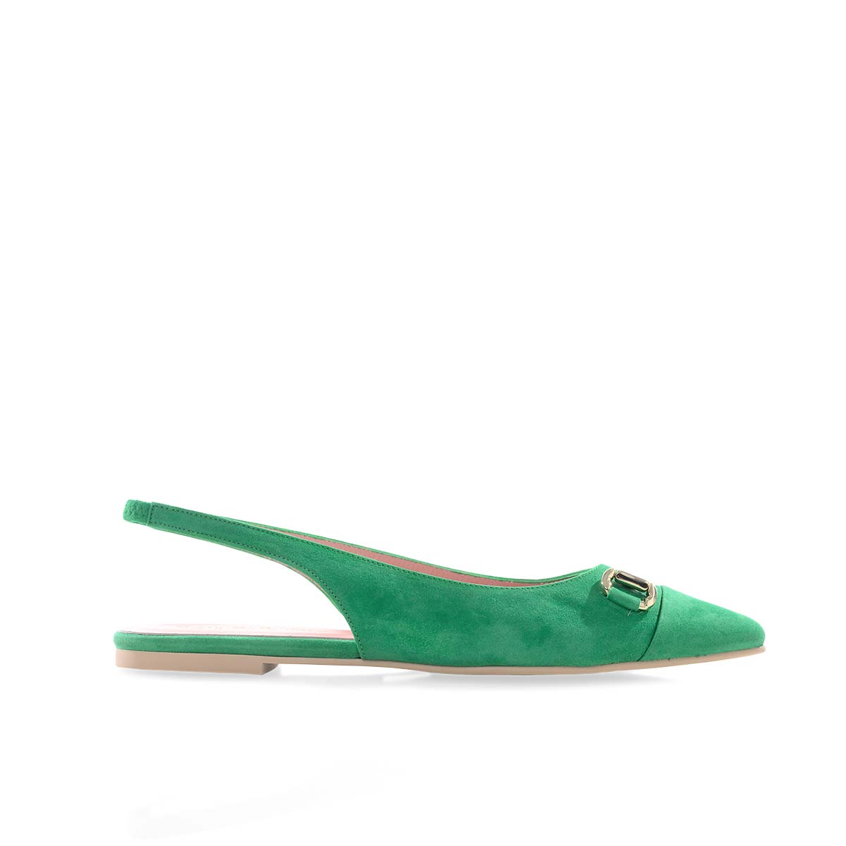 pretty ballerinas zelene sandale