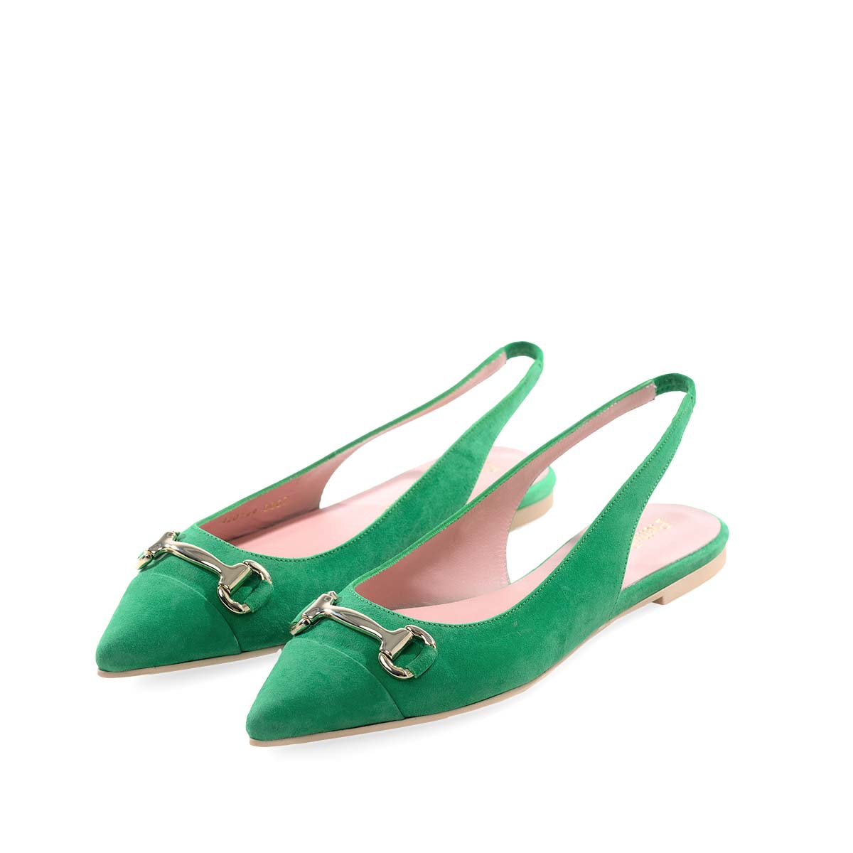 pretty ballerinas zelene sandale