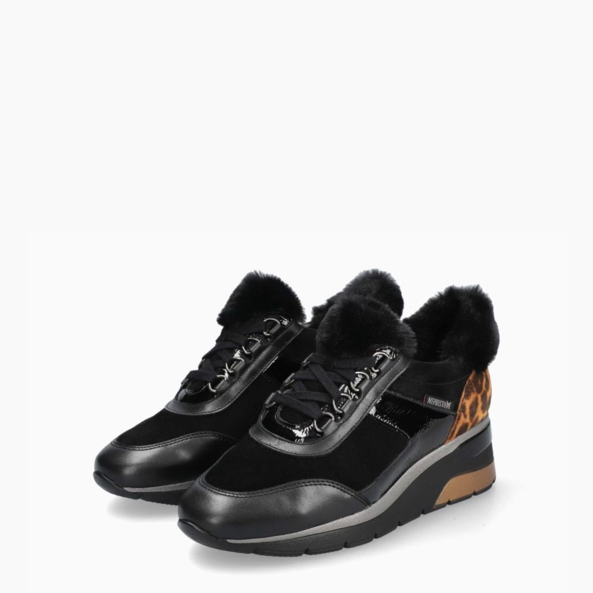 Estella 5143741-black-leopard-woman-sneakers-with-fur-Mephisto-1