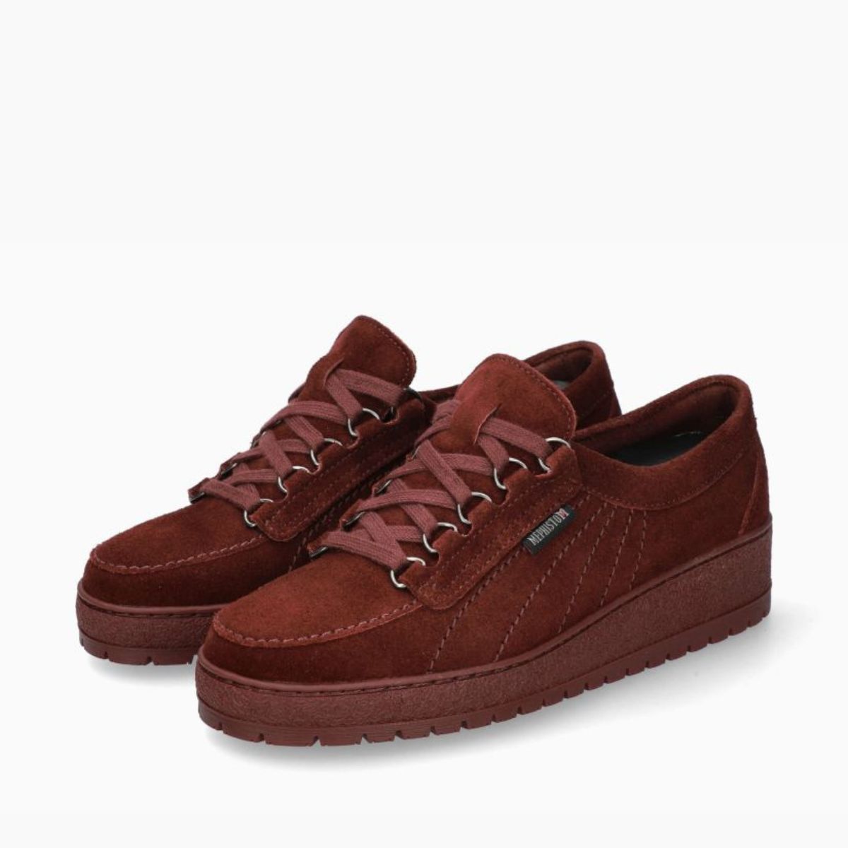 Mephisto-Originals-Lady-Rainbow-red-suede-casual-shoe-5143995