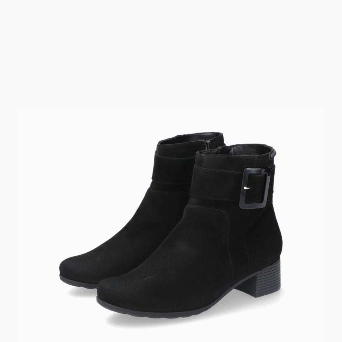 Mephisto Gianina womens black suede ankle boots-5143176_5