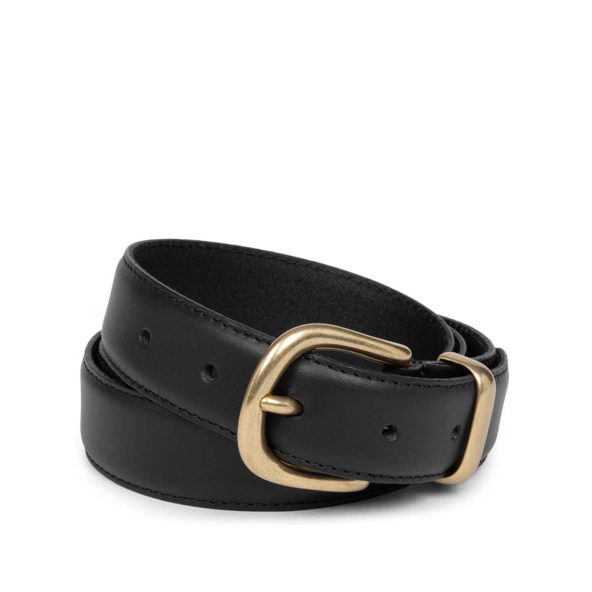 lancaster-womens-black-smooth-leather-belt-Ceinture-cuir-lisse-1