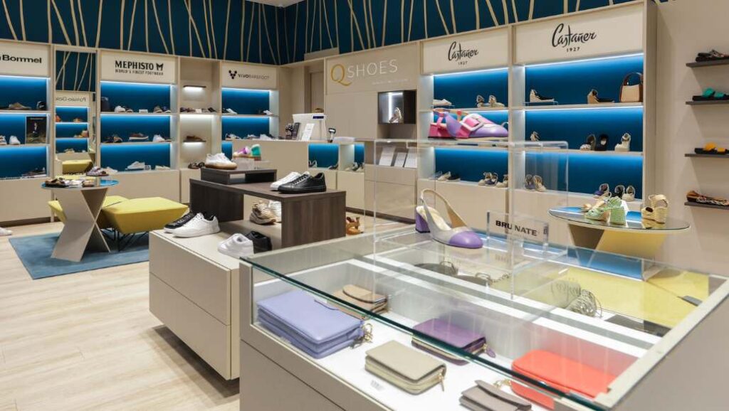 Qshoes-store-credit-mall-of-split-quality-concept-shoe-store